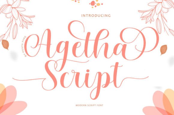 Agetha Script: Elevating Brand Identity with a Stunning Typeface