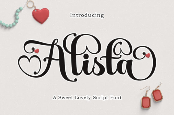 Alista Script: A Delicate Font for Handmade Creations