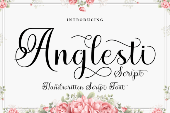 Anglesti Script: A Versatile Display Font for Digital Marketing