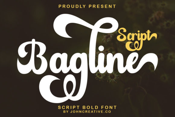 Bagline Script: A Font That Elevates Your Brand’s Visual Story