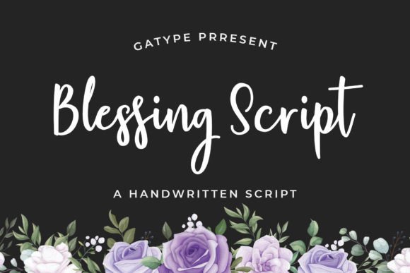 Blessing Script: A Font That Elevates Branding with Class