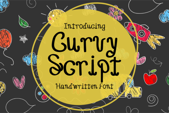 Curvy Script: A Playful Font for Modern Editorial Design