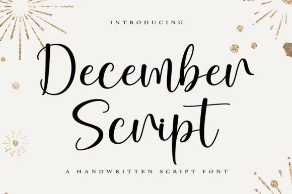 December Script: A Delicate Font for Romantic Branding Projects