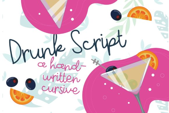 Drunk Script: A Whimsical Font for Creative Publishing
