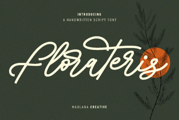 Florateris Script: The Perfect Handwritten Typeface for Crafters