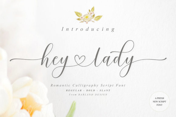 Hey Lady Script: The Modern Typeface for Digital Brand Identity