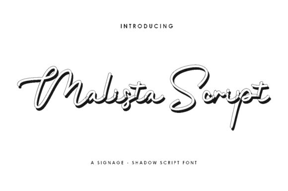 Malista Script: A Romantic Handwritten Font for Branding
