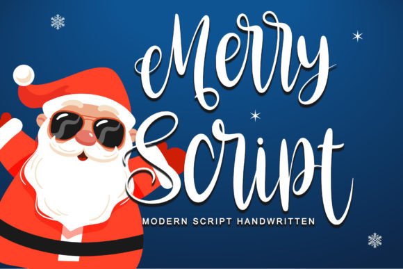 Merry Script: A Festive Font for Polished Branding