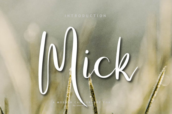 Mick Script: The Timeless Handwritten Typeface for Authentic Branding