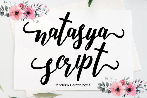 Natasya Script: A Dainty Typeface for Branding Projects