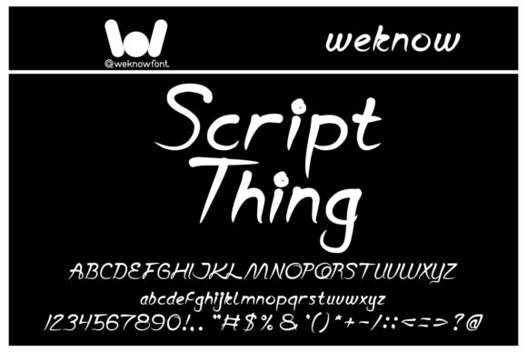 Script Thing: A Handwritten Font for Professional Branding