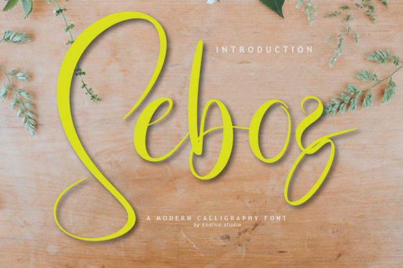 Seboz Script: A Timeless Handwritten Typeface for Modern Branding