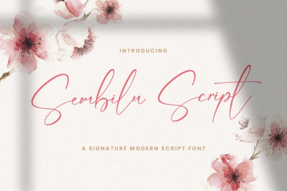 Sembilu Script: A Handwritten Font for Modern Web Design