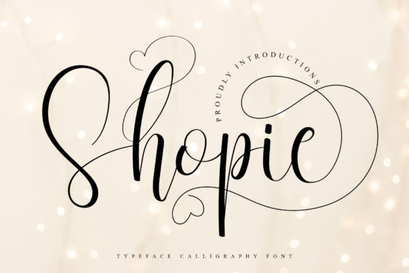 Shopie Script: A Romantic Typeface for Editorial Design