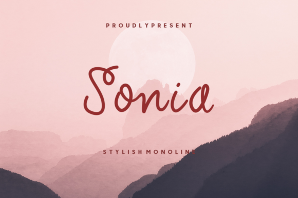 Sonia Script: A Handwritten Font for Modern Editorial Design