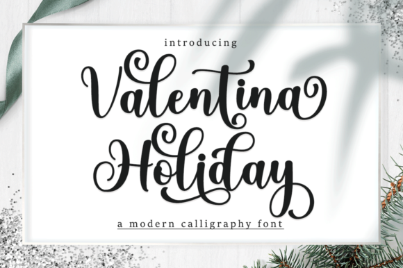 Valentina Holiday Script: A Refined Script Font for Editorial Moments
