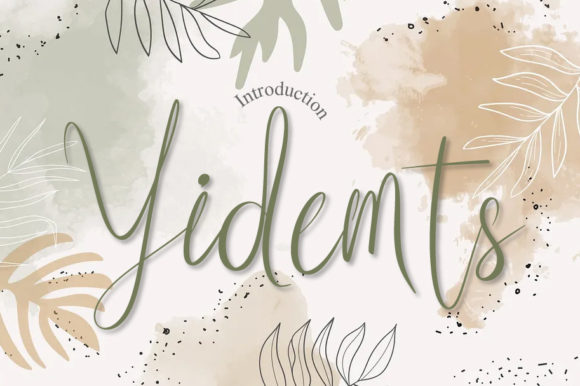 Yidemts Script: A Timeless Handwritten Font for Branding