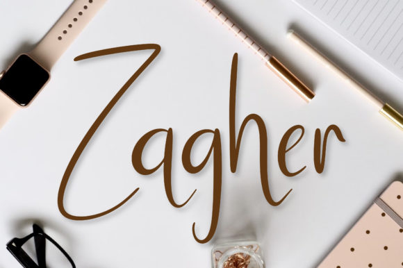 Zagher Script: A Timeless Handwritten Typeface for Modern Branding