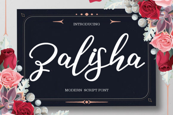 Zalisha Script: A Modern Script Font for Web Design